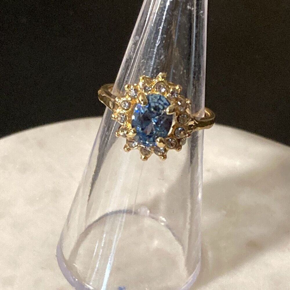 New fashion ring gold tone cz - special occasion wedding engagement holiday